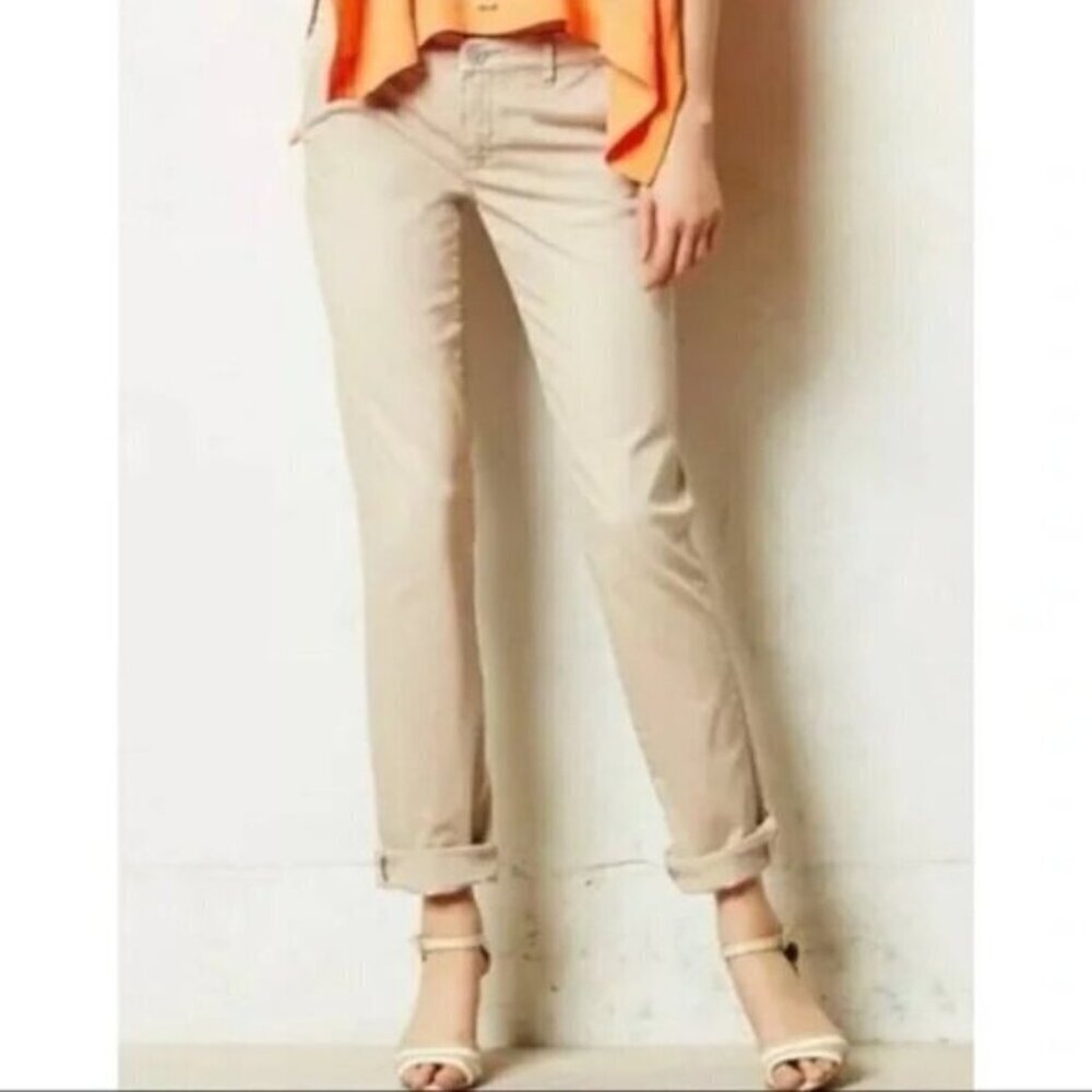 Anthropologie Pilcro The Hyphen Chino Pants Petite Size 27P Stretch Cotton